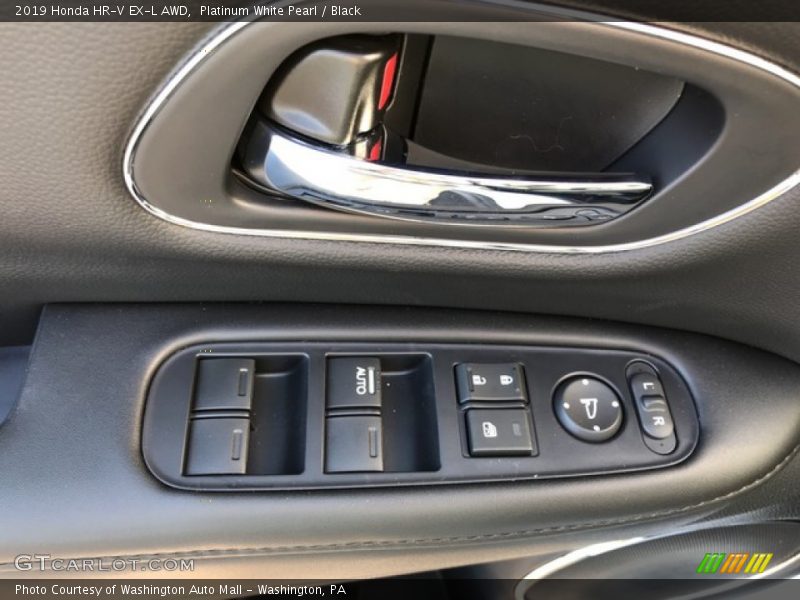 Platinum White Pearl / Black 2019 Honda HR-V EX-L AWD
