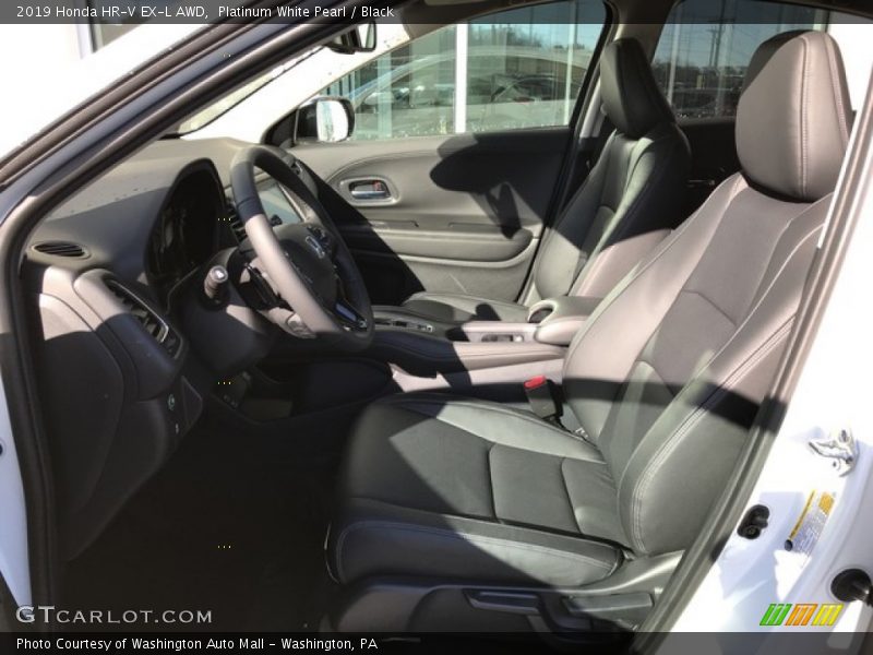 Platinum White Pearl / Black 2019 Honda HR-V EX-L AWD