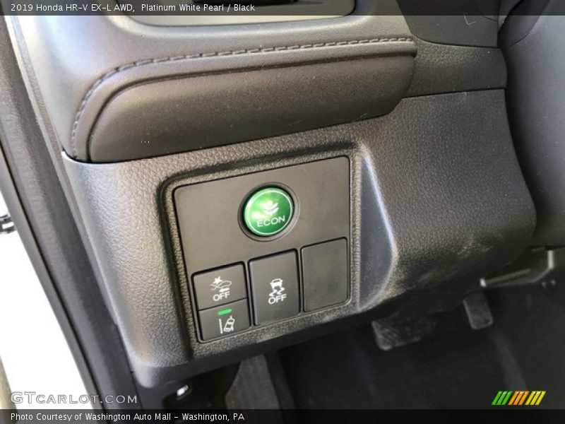 Platinum White Pearl / Black 2019 Honda HR-V EX-L AWD