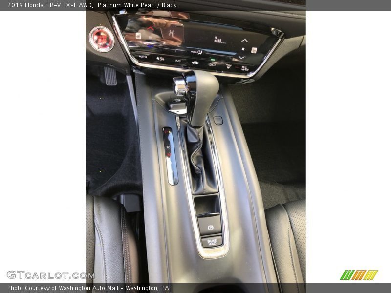 Platinum White Pearl / Black 2019 Honda HR-V EX-L AWD