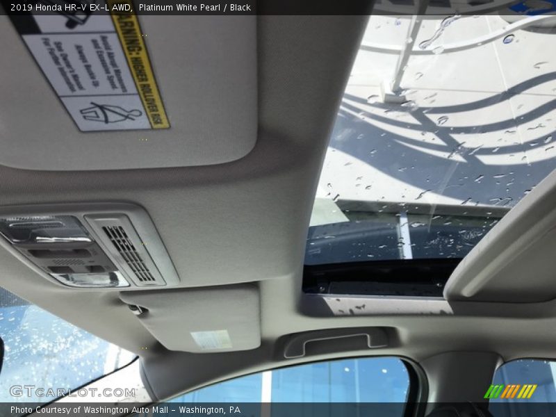 Platinum White Pearl / Black 2019 Honda HR-V EX-L AWD