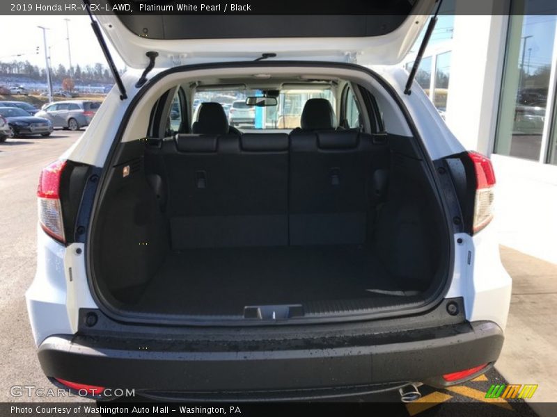 Platinum White Pearl / Black 2019 Honda HR-V EX-L AWD