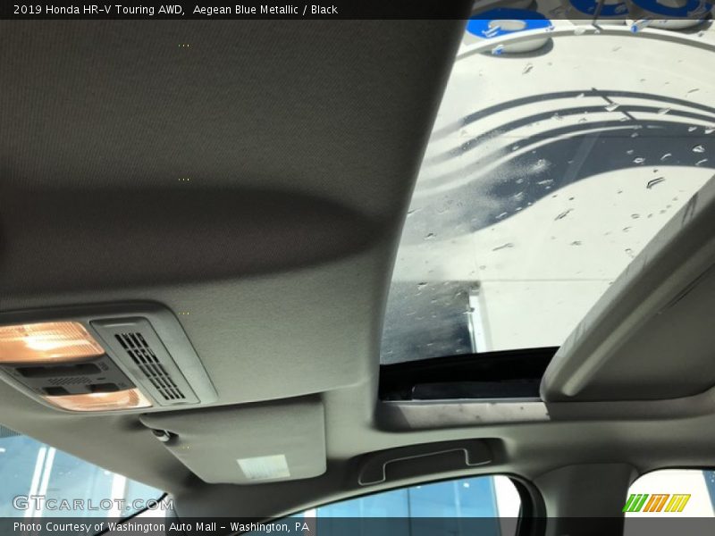 Aegean Blue Metallic / Black 2019 Honda HR-V Touring AWD
