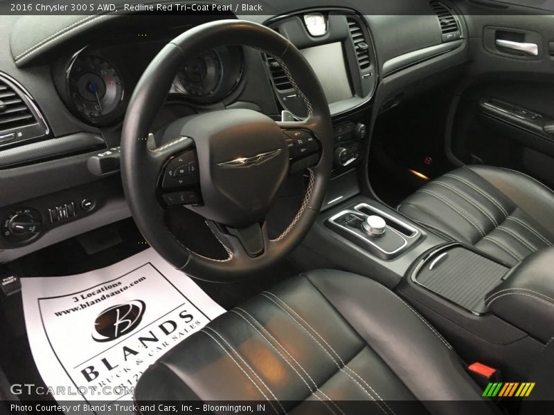 Redline Red Tri-Coat Pearl / Black 2016 Chrysler 300 S AWD