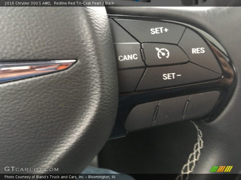 Redline Red Tri-Coat Pearl / Black 2016 Chrysler 300 S AWD