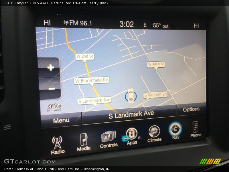 Redline Red Tri-Coat Pearl / Black 2016 Chrysler 300 S AWD