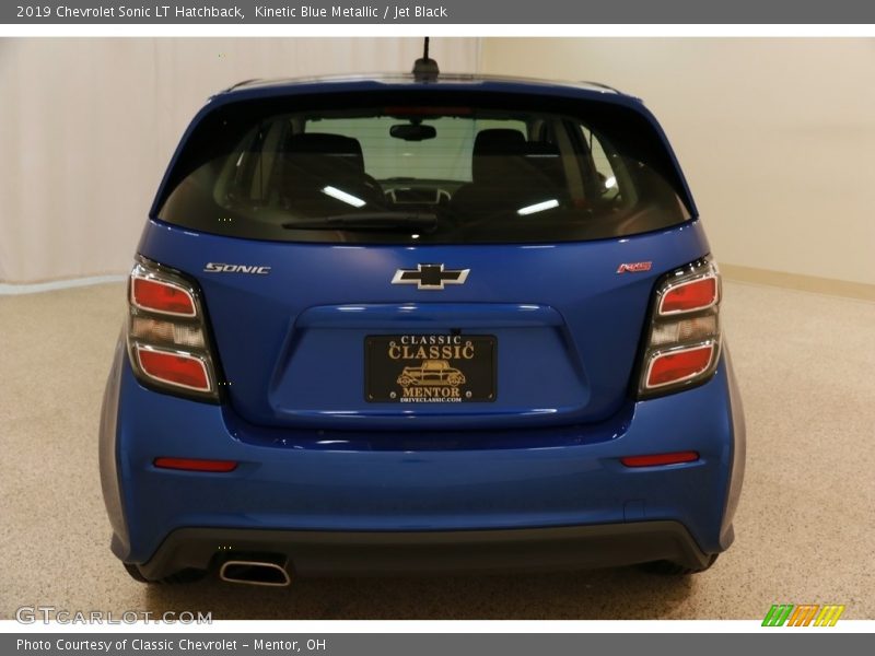Kinetic Blue Metallic / Jet Black 2019 Chevrolet Sonic LT Hatchback