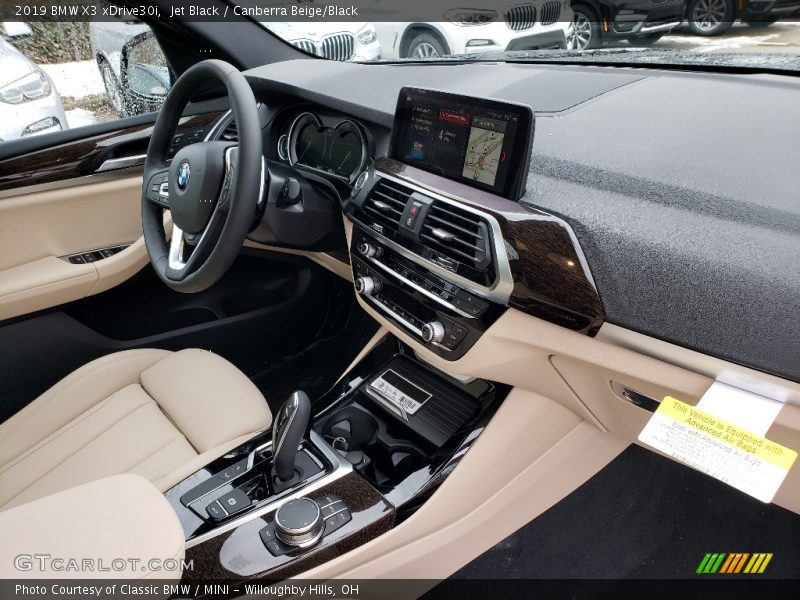 Jet Black / Canberra Beige/Black 2019 BMW X3 xDrive30i