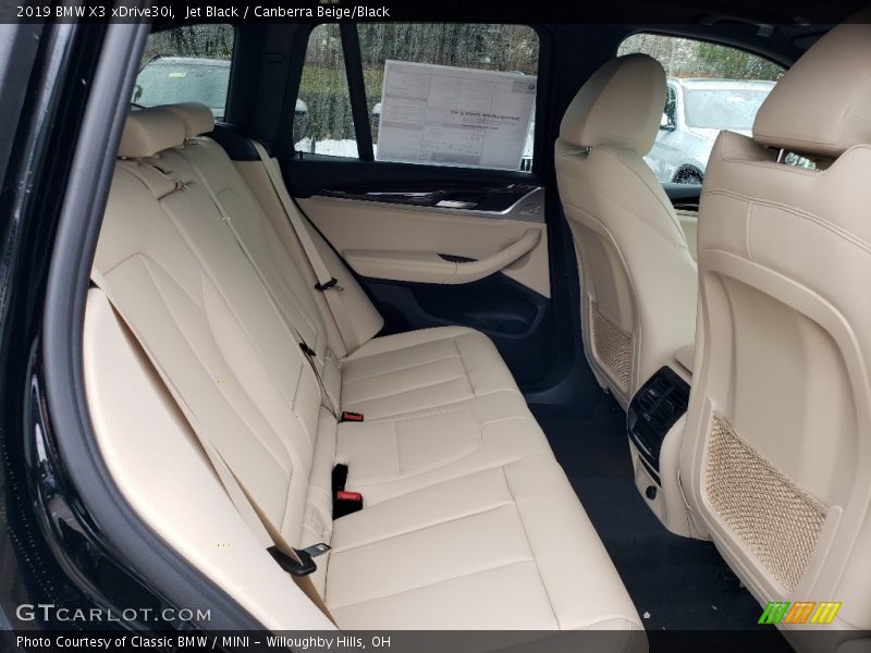 Jet Black / Canberra Beige/Black 2019 BMW X3 xDrive30i