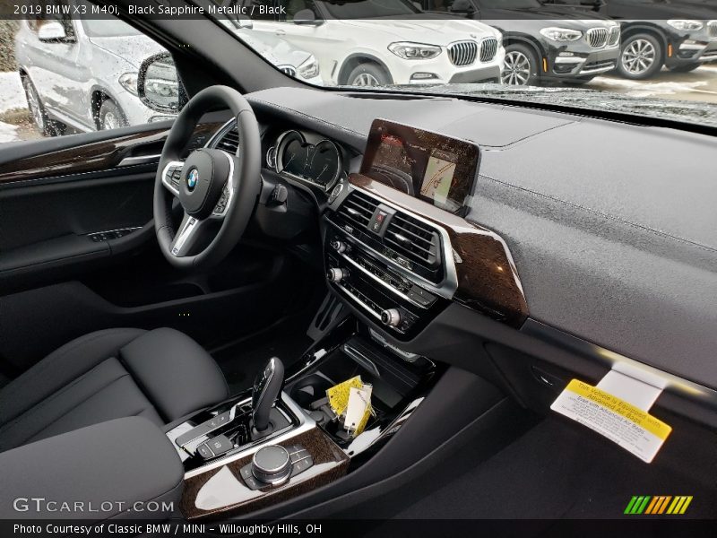 Black Sapphire Metallic / Black 2019 BMW X3 M40i