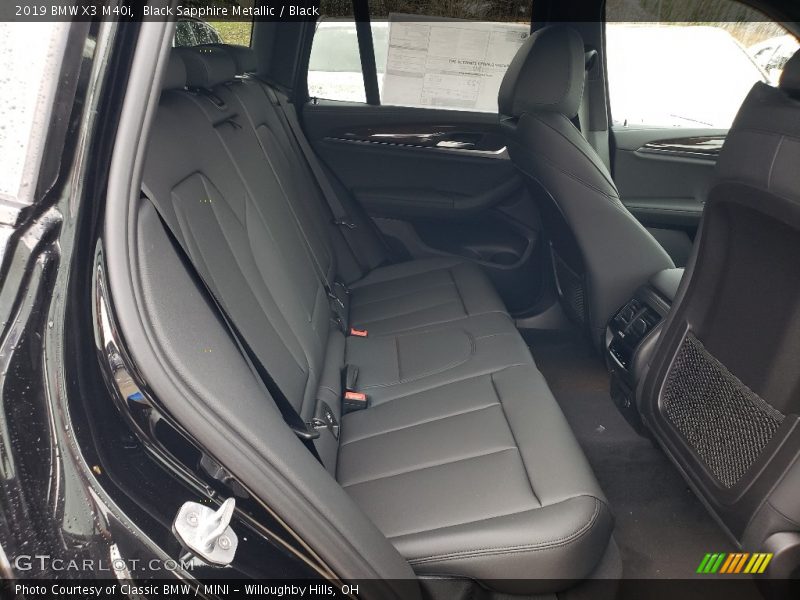 Black Sapphire Metallic / Black 2019 BMW X3 M40i