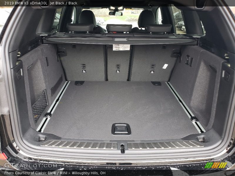  2019 X3 xDrive30i Trunk