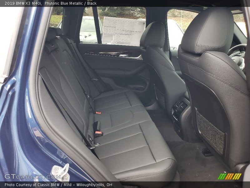 Phytonic Blue Metallic / Black 2019 BMW X3 M40i