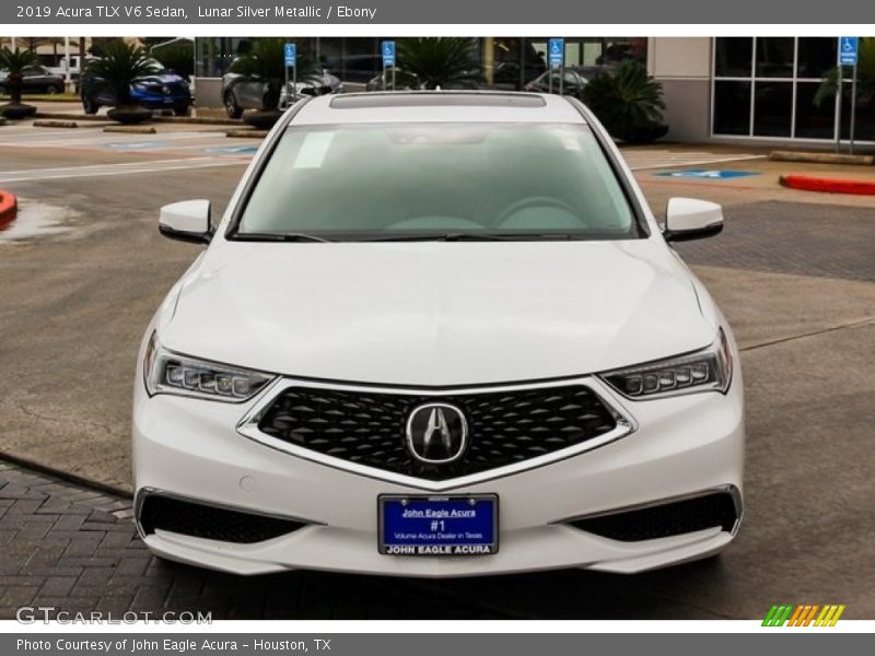 Lunar Silver Metallic / Ebony 2019 Acura TLX V6 Sedan