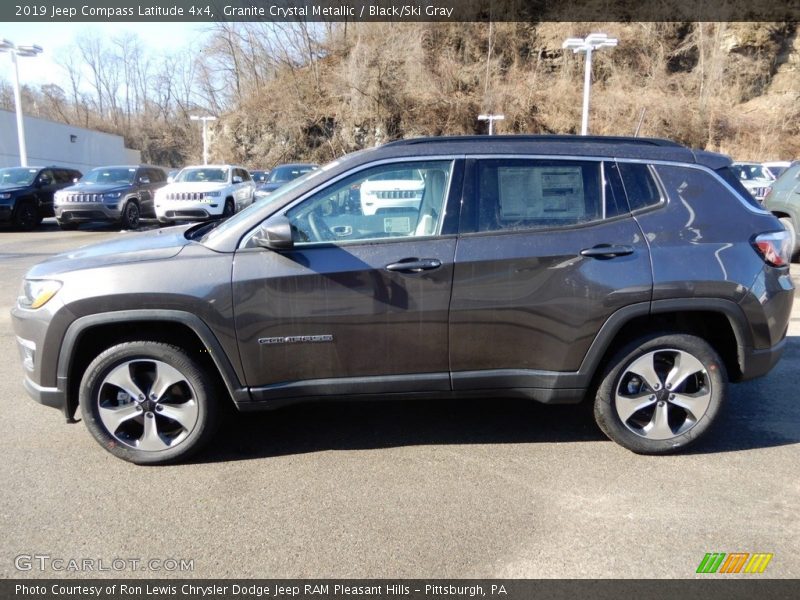 Granite Crystal Metallic / Black/Ski Gray 2019 Jeep Compass Latitude 4x4