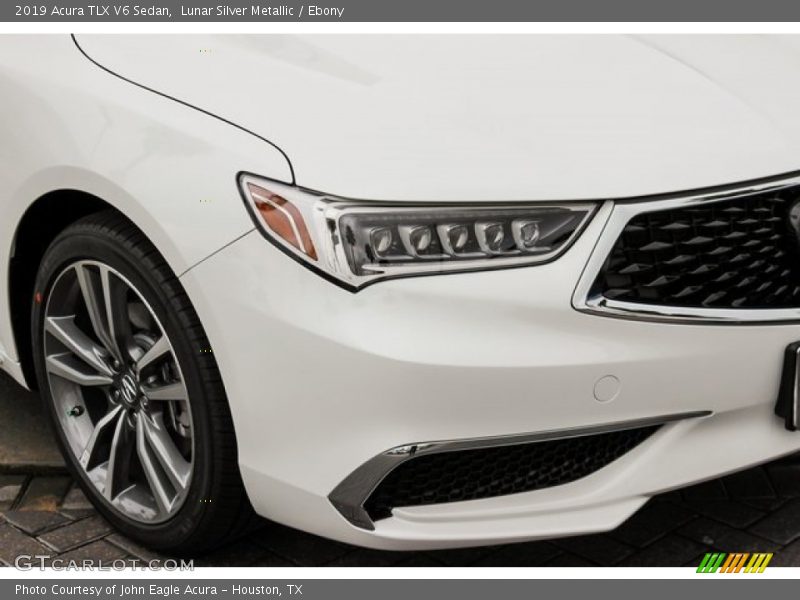 Lunar Silver Metallic / Ebony 2019 Acura TLX V6 Sedan