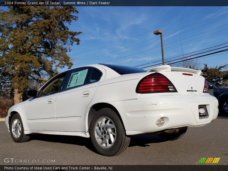 Summit White / Dark Pewter 2004 Pontiac Grand Am SE Sedan