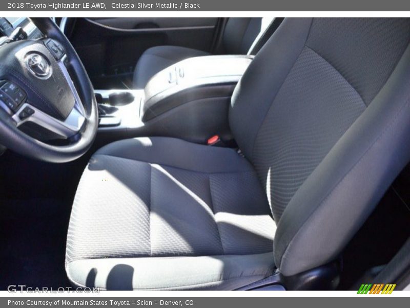 Celestial Silver Metallic / Black 2018 Toyota Highlander LE AWD
