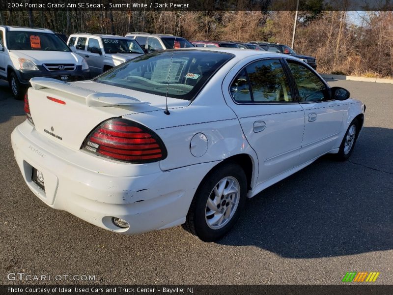 Summit White / Dark Pewter 2004 Pontiac Grand Am SE Sedan