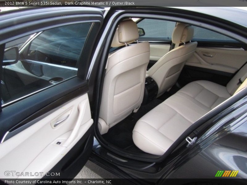 Dark Graphite Metallic II / Oyster/Black 2012 BMW 5 Series 535i Sedan