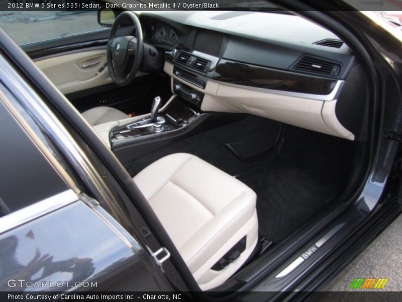 Dark Graphite Metallic II / Oyster/Black 2012 BMW 5 Series 535i Sedan