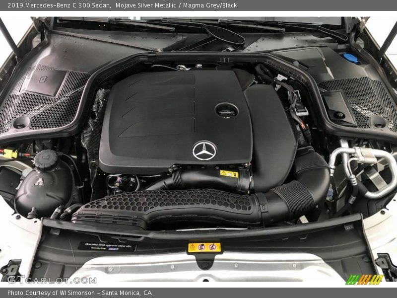 Mojave Silver Metallic / Magma Grey/Black 2019 Mercedes-Benz C 300 Sedan