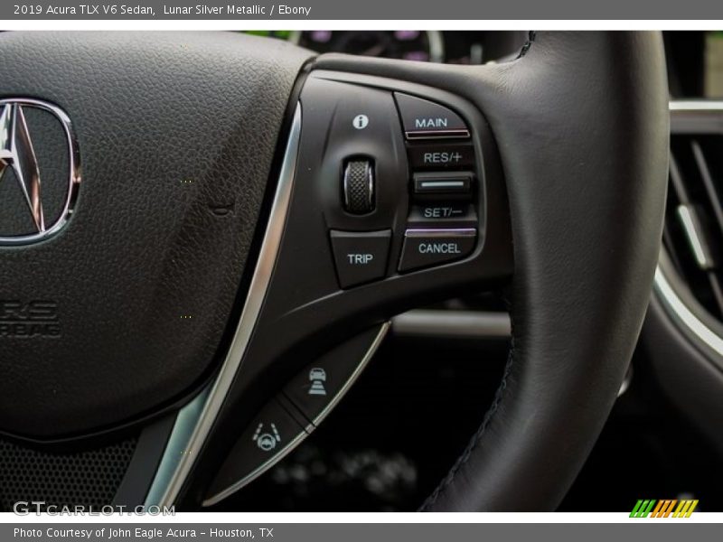 Lunar Silver Metallic / Ebony 2019 Acura TLX V6 Sedan