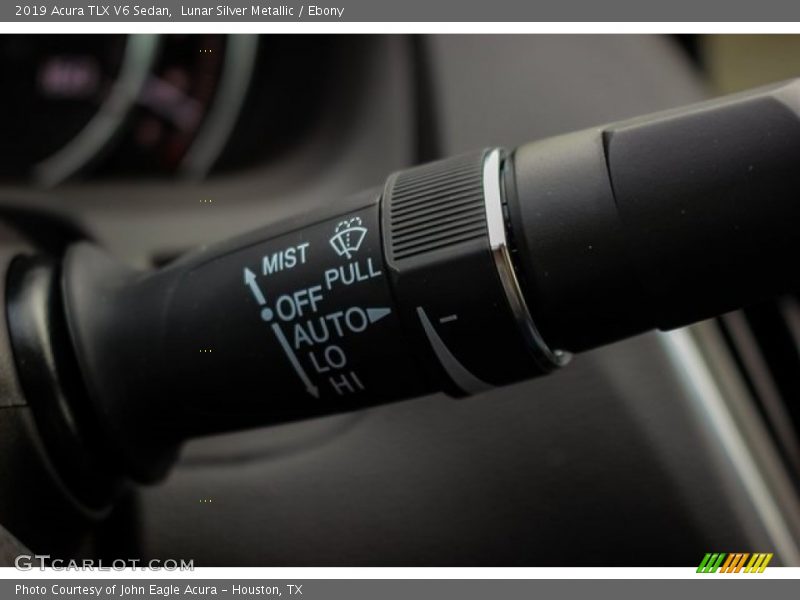 Lunar Silver Metallic / Ebony 2019 Acura TLX V6 Sedan