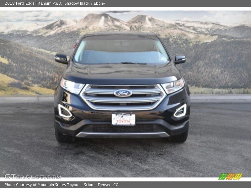 Shadow Black / Ebony 2018 Ford Edge Titanium AWD