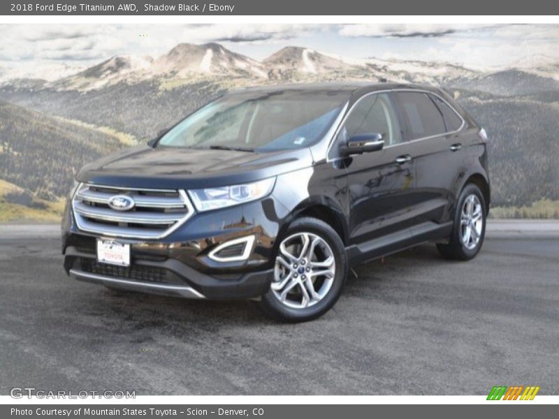 Shadow Black / Ebony 2018 Ford Edge Titanium AWD