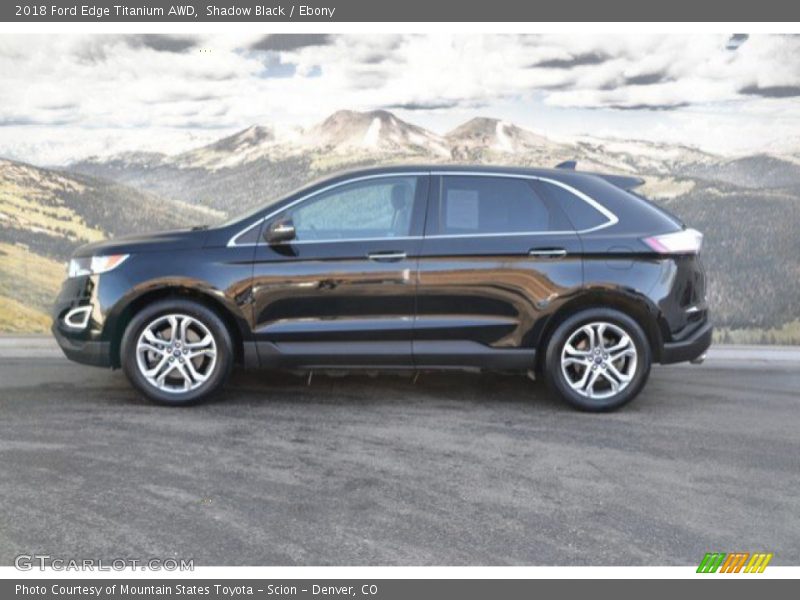 Shadow Black / Ebony 2018 Ford Edge Titanium AWD