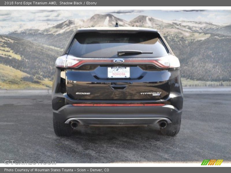 Shadow Black / Ebony 2018 Ford Edge Titanium AWD