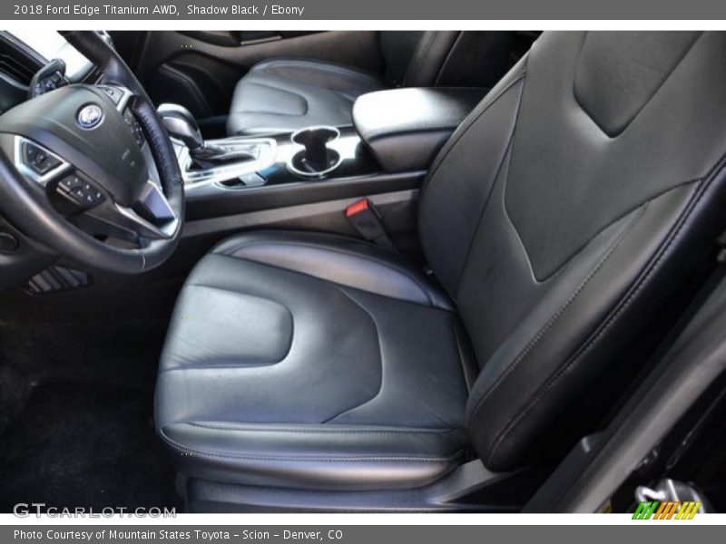 Shadow Black / Ebony 2018 Ford Edge Titanium AWD