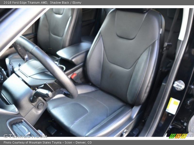 Shadow Black / Ebony 2018 Ford Edge Titanium AWD