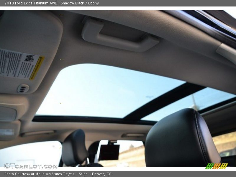 Shadow Black / Ebony 2018 Ford Edge Titanium AWD