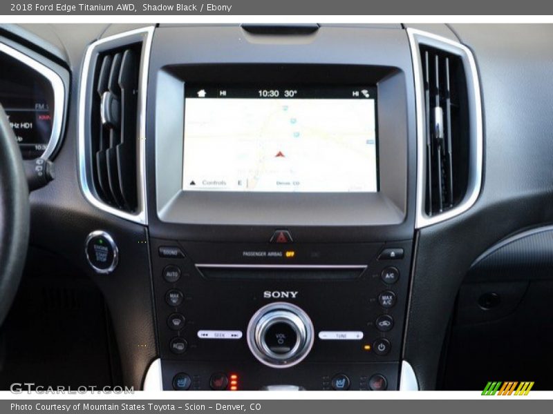 Shadow Black / Ebony 2018 Ford Edge Titanium AWD