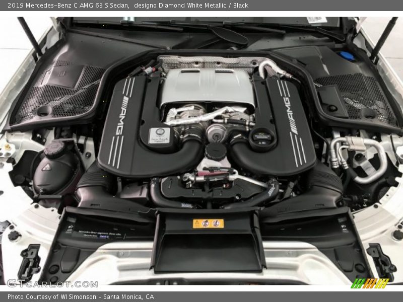  2019 C AMG 63 S Sedan Engine - 4.0 Liter biturbo DOHC 32-Valve VVT V8