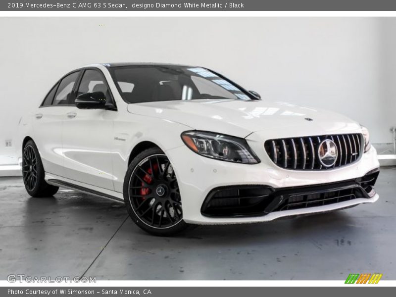 Front 3/4 View of 2019 C AMG 63 S Sedan