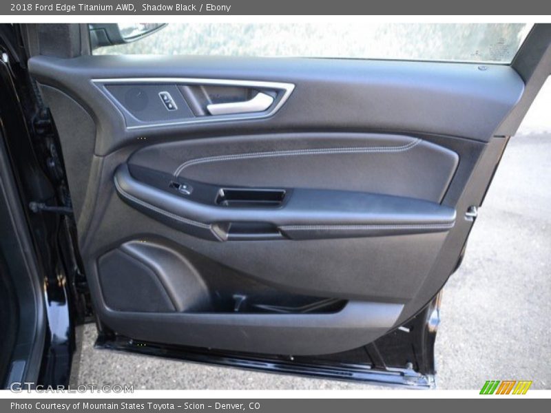 Shadow Black / Ebony 2018 Ford Edge Titanium AWD