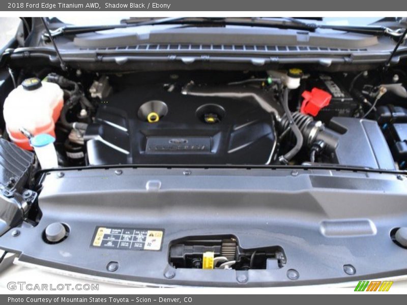 Shadow Black / Ebony 2018 Ford Edge Titanium AWD