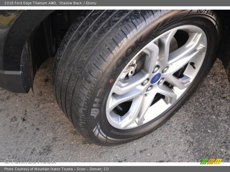 Shadow Black / Ebony 2018 Ford Edge Titanium AWD