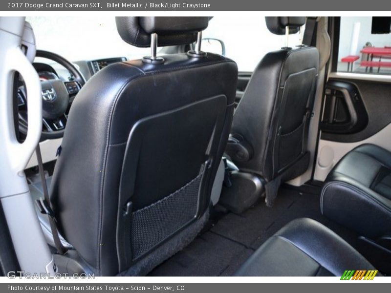 Billet Metallic / Black/Light Graystone 2017 Dodge Grand Caravan SXT