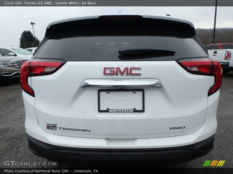 Summit White / Jet Black 2019 GMC Terrain SLE AWD