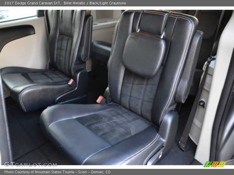 Billet Metallic / Black/Light Graystone 2017 Dodge Grand Caravan SXT