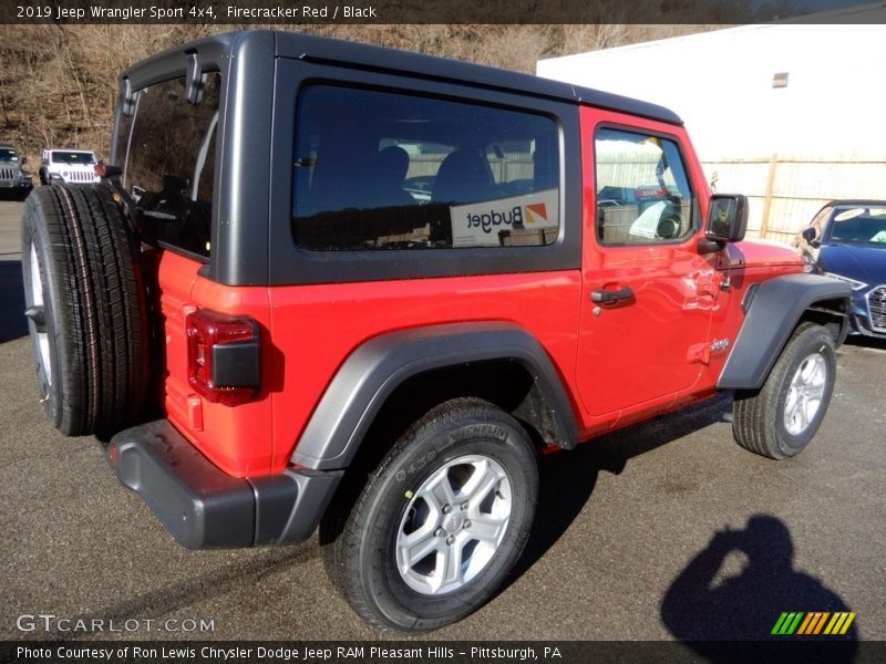 Firecracker Red / Black 2019 Jeep Wrangler Sport 4x4