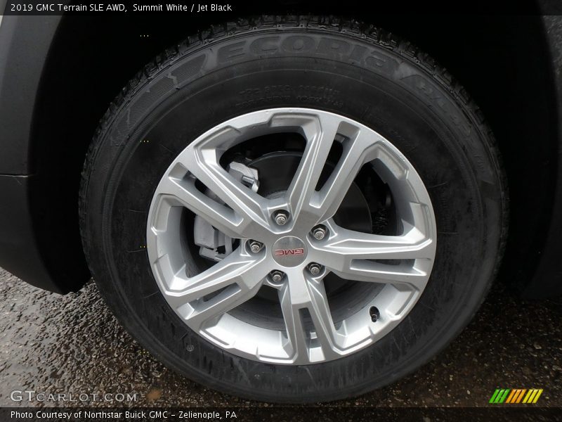 Summit White / Jet Black 2019 GMC Terrain SLE AWD