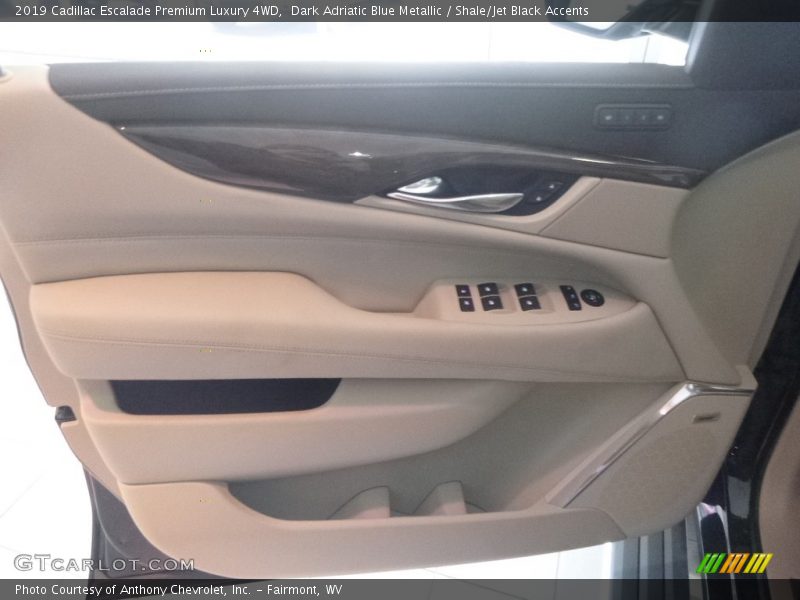 Dark Adriatic Blue Metallic / Shale/Jet Black Accents 2019 Cadillac Escalade Premium Luxury 4WD