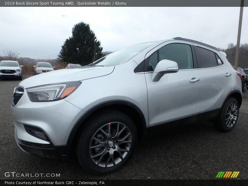 Quicksilver Metallic / Ebony 2019 Buick Encore Sport Touring AWD