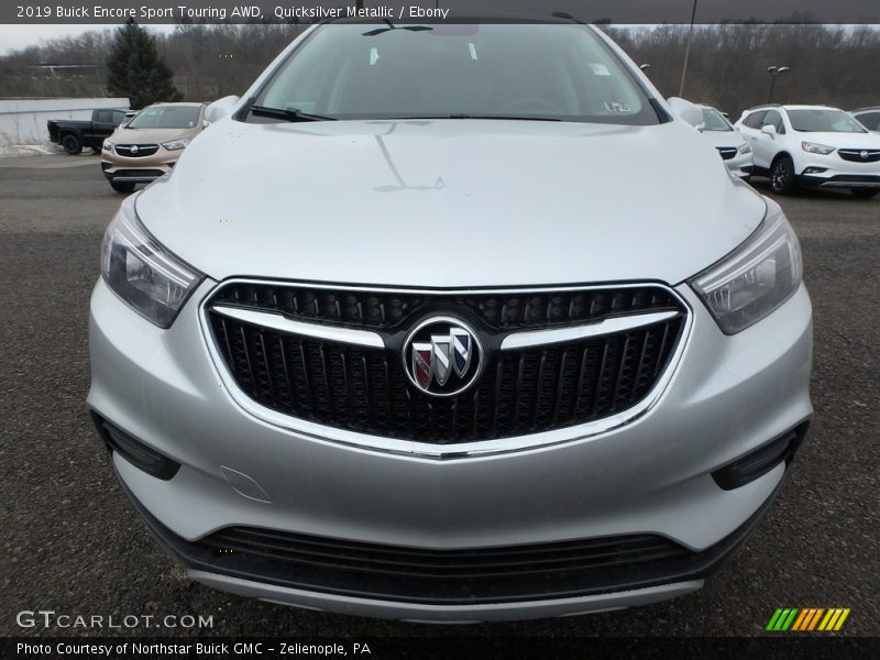 Quicksilver Metallic / Ebony 2019 Buick Encore Sport Touring AWD