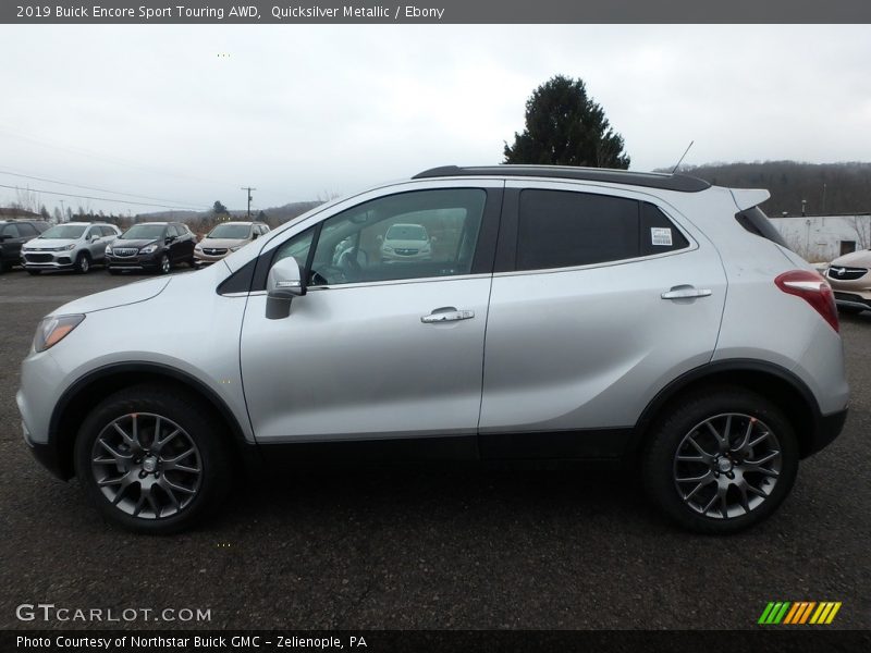 Quicksilver Metallic / Ebony 2019 Buick Encore Sport Touring AWD